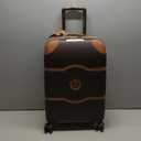 DELSEY PARIS Chatelet Air 2.0 Hardside Luggage with Spinner Wheels, Chocolate Brown, Carry on 20 Inch