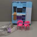 Barbie Dreamhouse, Pool Party Doll House with 75+ Pieces and 3-Story Slide, House Playset, Pet Elevator and Puppy Play Areas