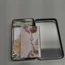 Slick Collar Shirt Collar Support System set with 3 adjustable, 10 premium Collar Stays & a Durable tin Travel EDC Box Black