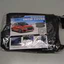 EcoNour Windshield Cover for Ice and Snow  Universal Fit for Car, SUV, Truck, Heavy Duty 600D Oxford Fabric Frost Protector for Ice & Sleet, Includes AntiTheft Straps, Medium (69"x42")