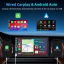 Double Din Car Stereo A-pple Carplay Radio Screen for Car Audio Receivers, Bluetooth Car Play Android Auto 7" Touchscreen, Car Radio Support Bluetooth, Mirror Link, FM, Type-C