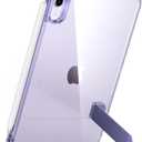 ESR for iPad Mini 7 A17 Pro Case, iPad Mini 7th/6th Generation Case with Stand(2024/2021), 3 Stand Modes, Slim and Light, Drop Safe, Supports Pencil Pro & Pencil (USB-C), Purple Clear