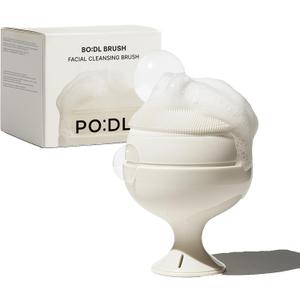 [PODL] Air-Pump Silicone Facial Cleansing Brush | Soft Manual Face Scrubber | 0.3mm Ultra-Fine Bristles, Micro-Bubble Makeup Deep Clean | Exfoliating Pore Care for Blackheads | Korean Skincare Tool