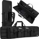 TORIBIO Double Rifle Case Soft Bag Gun Case Tactical for Rifle Firearm Storage, Transportation and Hunting Shooting Range, Rifle Backpack, 42" x 12"