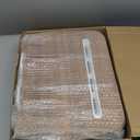 Reading Book Pillow Stand with 3-Color Adjustable Light, Hands-Free Book Holder for Bed or Lap, Wooden Surface, AAA Batteries Required