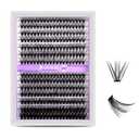 Lash Clusters Wispy Eyelash Clusters 280pcs 10-18mm Cluster Eyelash Extensions 30D 40D Individual Lashes for Self Application Sylph 30D&40D, 0.07D