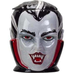 Pacific Giftware Halloween Vampire Dracula Bust Ceramic Cookie Jar