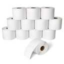 ESSENTIAL 2.25"x 1.25" (57mm ×32mm) Direct Thermal Barcode Labels, Shipping Labels, Compatible with Zebra & Rollo Label Printer, 1000 Label of Roll (12 Rolls, 12000 Tags)