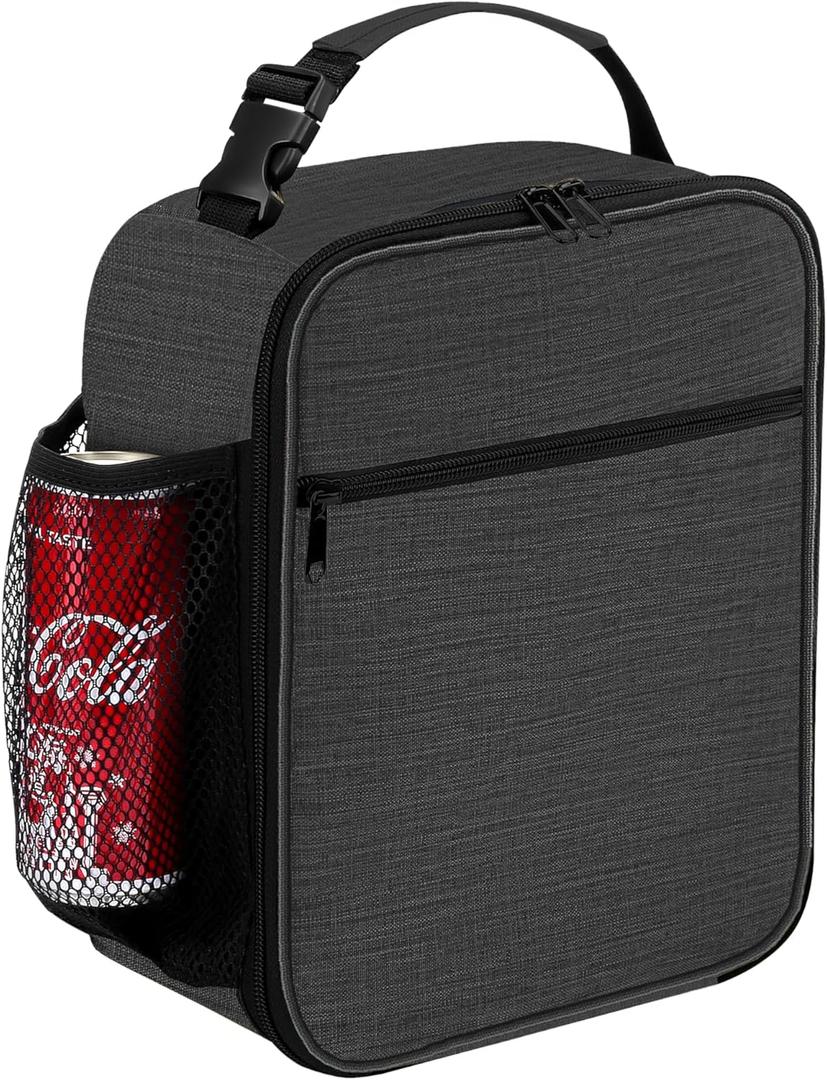 Lunch Box for Men - Reusable Lunch Bag Men Adult Women- Insulated Small LunchBox (Depth Gray)