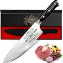 Funistree Gifts for Men Women Chef, 8 inch Professional Kitchen Knife Gift Set, German High Carbon Stainless Steel Chef's Knife, Valentines Day Birthday Gifts for Men, Kitchen Cooking Knife Gift Set