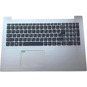 Replacement for Lenovo IdeaPad 320-15 320-15IKB 330-15AST 80xs0024us Laptop Upper Case Palmrest Keyboard Touchpad Assembly Part 5CB0N86311 SN20M63090 Top Cover Sliver