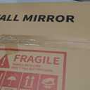 BEAUTME Black Bathroom Mirror for Wall, 20 x 28 Inch Metal Framed Rectangle Mirror, Wall Mounted Vanity Mirror for Bedroom, Living Room, Bathroom, Hangs Horizontal Or Vertical