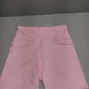 FULLSOFT High Waisted Biker Shorts for Women-5" Tummy Control Fitness Athletic Workout Running Yoga Gym Shorts (Small-Medium, Light Pink)