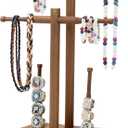 Wooden Baseball or Softball Drip Necklace Organizer Holder, Championship Sports Ring Display Holder, Baseball or Softball Drip Gift