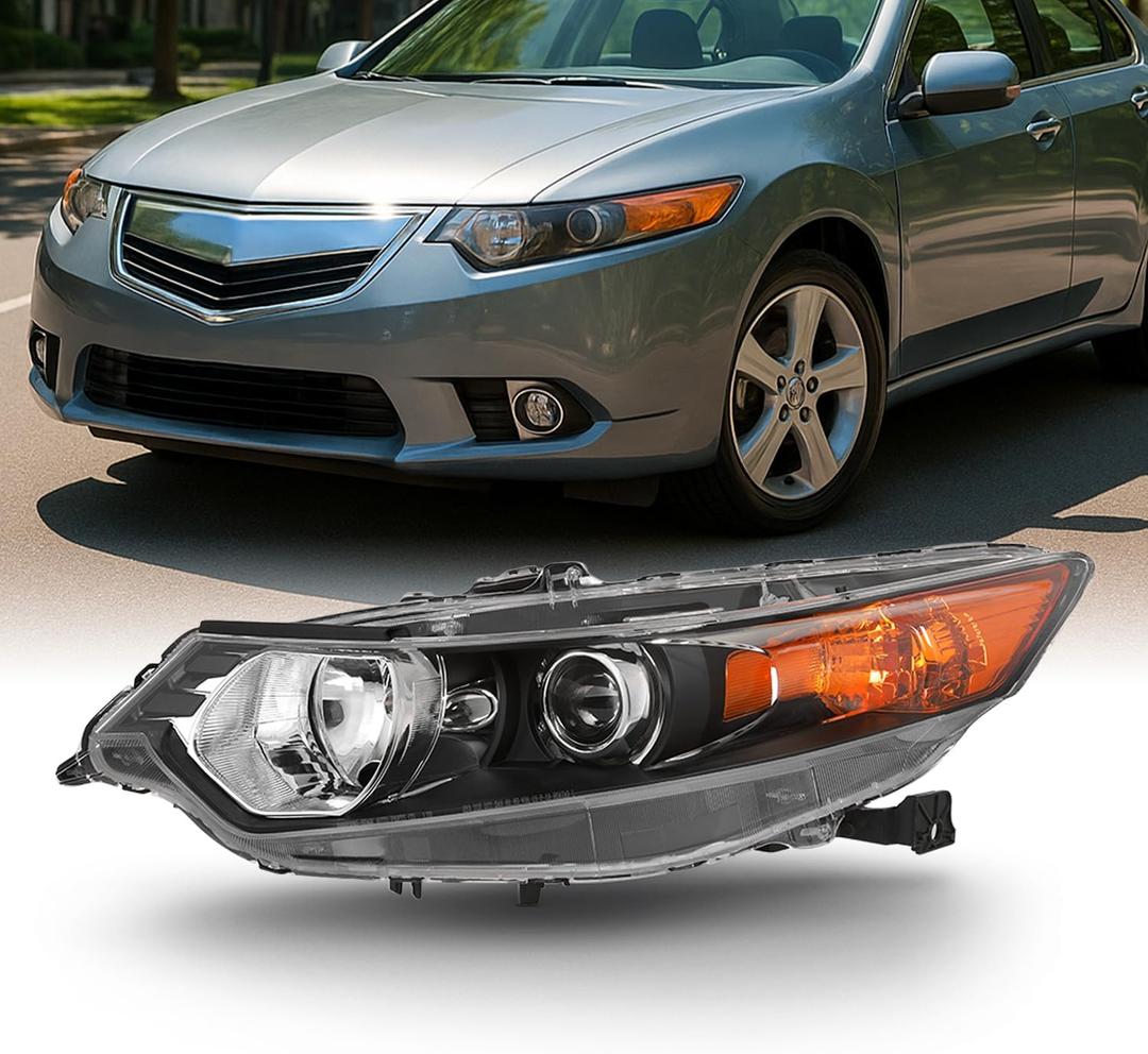 AKKON - [HID Type] Headlight For Acura TSX 2009-2014 HID Xenon Driver Left Side 2010 2011 2012 2013 09 14 Replacement