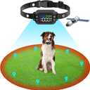 GPS Dog Collar Fence System,Wireless Dog Fence,Electric Fences for Dogs with No Wire Circular Boundary & Rechargeable Collar Receiver,33-1000 Yards Adjustable,Outdoor Use Only