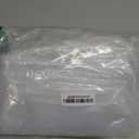 EurCross 9G Clear Shower Curtain Liner 72 x 78 inches Long with 5 Magnet Weights, Heavy Duty Weighted Premium PEVA Plastic Shower Curtain Liner with 12 Hooks for Bathroom