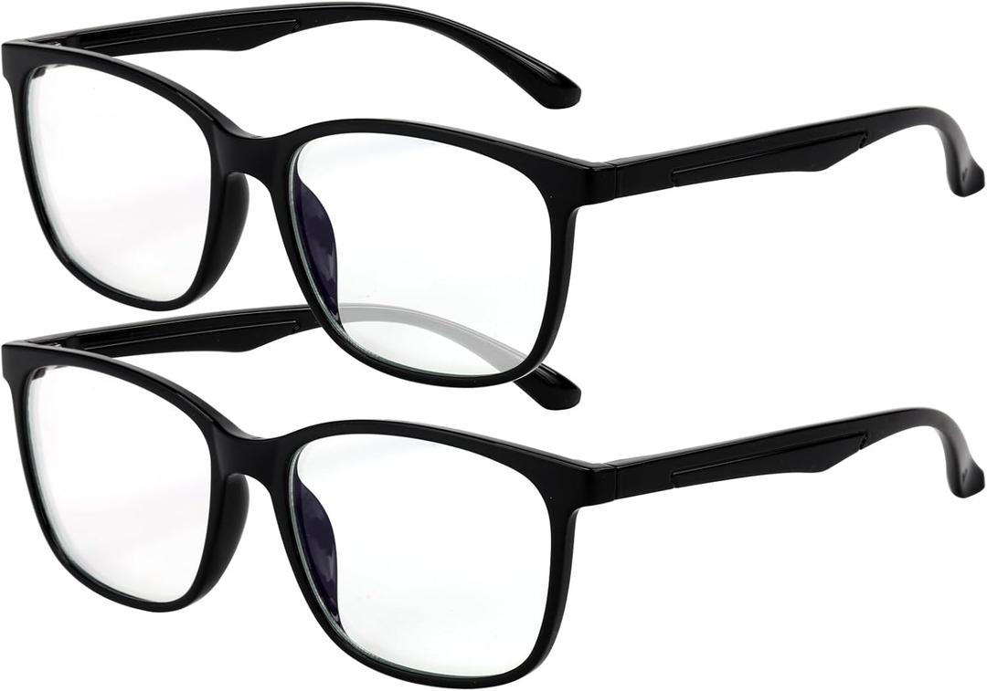 Blue Light Blocking Glasses Square Fashion Computer/Gaming/TV/Phone-Blue Light Filtering for Men and Women