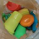 The First Years Take & Toss Spill Proof Sippy Cups - Rainbow Party Pack - Reusable Toddler Cups - Kids Cups and Snap On Lids for Ages 9 Months and Up - 20 Count
