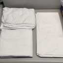 King Size Bed Sheet Set - Luxurious Feeling - 2000 - Breathable & Cooling Sheets - Wrinkle Free - Supreme Collection - White, King Size