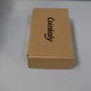 10 Pack 1-1/5"(30mm) Cabinet Knobs Black Kitchen Cabinet Knobs for Dresser Knurled Drawers Pulls Matte Black Hardware for Cabinets (Flat Round Knobs)