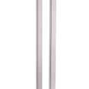KOKOSIRI Towel Rack Free Standing Brushed Nickel 2-Tier Towel Holder for Bathroom Floor Stand with Heavy Marble Base Thicken Steady Design Stainless Steel THS0005-BR