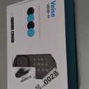 Veise VE06-H Smart Front Door Lock Set, App Control, Keyless Entry Deadbolt with Lever Handle, Electronic Digital Touchscreen Keypad, Auto Lock, Easy Install, Matte Black