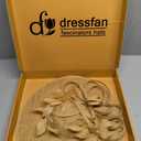 dressfan Fascinator Hats for Women,Linen Vintage Feather Headwear for Derby/Church/Wedding/Cocktail/Tea Party (Beige)