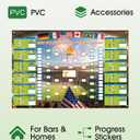 GAMSOD 2026 World Cup Schedule Poster 39x59 Inches Tournament Bracket Wall Chart with Reusable National Flags Sticker& Hooks, DIY Predict Game Results, Great Soccer Fan Gift for Game Day Party