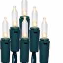 200 LED Warm White Christmas Lights, UL Certified and Commercial Grade 66ft Green Wire String Lights, for Indoor and Outdoor Party, Wedding, Garden, Patio