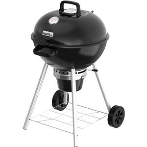 Nexgrill 22.5" Premium Charcoal Grill, Portable Kettle with Storage Rack