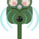 Ultrasonic Animal Repellent - Deer, Squirrel, Cat Repeller Outdoor Sonic Fortress Pro Solar Waterproof Solar Powered Ultrasonic Device for Garden & Yard Professional Deer Repellent Devices(1 Pack)