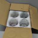 NETANY 6-pack 16 oz Overnight Oats Containers with Lids, Glass jars with Airtight Lids, Wide mouth Mason Salad jars, Glass Food Storage Containers for Snacks Yogurt Spice Sugar