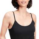 GAP Womens Fitted Cami (Medium, True Black)
