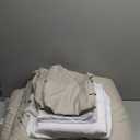 weigelia Queen Comforter Set 7 Pieces Oatmeal Comforters Queen Size Soft Fluffy Bedding Comforter Set with Fitted Sheets, Flat Sheets, Pillow Shams, and Pillowcases