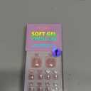 BTArtbox Press On Toenails - Real Square Glaze White French Tip Toe Nail Press Ons with Glue for Women, Opaque Fake Toe Nail Tips in 15 Sizes - 30 Toenails Kit, Electrophile