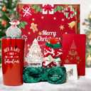 Christmas Gifts for Women Unique Christmas Gift Set Insulated Tumbler Gifts Set for Mom Wife Girlfriend Sister Friends Coworkers Teacher Holiday Gift Set