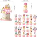 44Pcs Sweet Sassy and Seven Birthday Party Decorations Include Happy Birthday Banner-Cake Topper-Cupcake Toppers-Balloons-Backdrop for Sweet Sassy and Seven Party Supplies