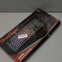 BlueFinger RGB Gaming Keyboard and Backlit Mouse Combo, USB Wired, LED Gaming Set for Laptop PC Computer Game and Work (Black)