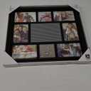 Malden International Designs 8 Opening Letterboard Collage Photo Wall Frame Black