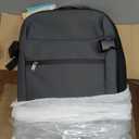 POSO Vacuum Backpack Travel – 60L Expandable Vacpack Backpack with Vacuum Pump/TSA Lock/Laptop Compartment (Fits 17"), Water-Resistant Compression Bag for Flight & Business (Grey)