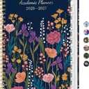 ZOTIA Planner 2026-2027 Jul 2026-Jun 2027 Academic Monthly & Weekly Planner | Ink Blossoms, 8.5" x 11", Hardcover Pretty Calendar Planner for Women, Spiral Organizer for School Office Home Supplies
