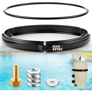 Saillong 190003 Tension Control Clamp and 39010200 Tank Clamp O Ring, Compatible with Pentair FNS Series, Clean & Clear Plus & Quad DE Series Swimming Pool and Spa Cartridge Filter