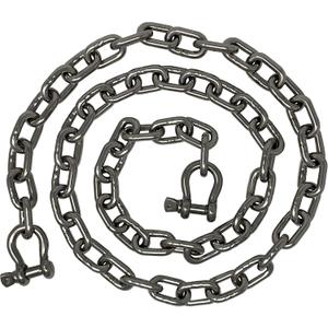 Rainier Supply Co. Anchor Chain - 5/16" x 6' Stainless Steel Boat Chain - Premium Marine Grade 316SS with Oversized Shackles