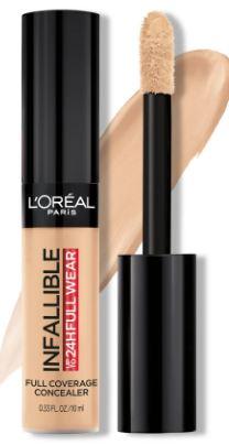 L'Oreal Paris Makeup Infallible Full Wear Waterproof Matte Concealer, Full Coverage, Fawn, 0.33 fl. oz.