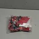 JEKOSEN 9'' Set of 8 Mini Christmas Stocking Ornament Glitter Plaid Snowflake Print Candy Gift Bag Holders for Kids, Xmas Tree, Home, Garden, Family Fireplace Decorations