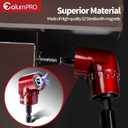 1/4 Inch 105 Degree Right Angle Driver Adapter Hex Shank Power Screwdriver,Quick Change Drive and Magnetic Bit Socket Right Angle Drill Attachment Adapter