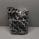 Wonnitar Moroccan Washable Rug 4x6, Black Boho Living Room Area Rug, Non-Slip Farmhouse Bedroom Carpet Dorm Room Throw Rug, Low Pile Soft Accent Mat for Kitchen Entry Office (Black,4'x6')