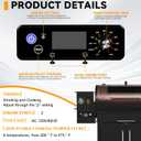 AC03P9 PB1100PS1 Control Board, Compatible with Pit Boss 1100PS1, PB820, Pro 1100, 550 Navigator, PB440D2, PB1150G, PB850G and PB550G Wood Pellet Grill/Smoker, Control Panel with LCD Display