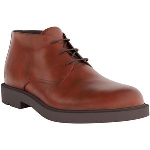 ECCO Men's London Plain Toe Chukka Boot (7-7.5, Cognac)